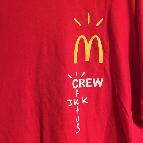 Travis Scott Rare CREW t shirt Cactus Jack. - Picture 3 of 3
